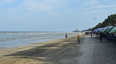 Bang Saen Beach Chonbubri Province, Thailand