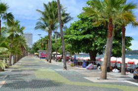 Pattaya Beach Promenade on the Eastern Seaboard Coast of Thailand