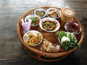 Khantoke Food Tray for Northern Thai food