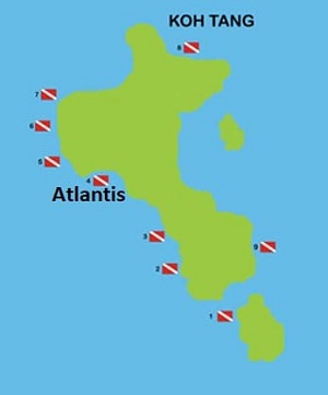 Atlantis Dive Site at Koh Tang Island Sihanoukville