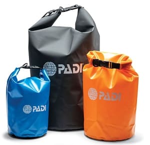 PADI 5L, 15L, 45L Dry Bags Review