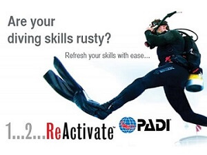 The PADI ReActivate™ Scuba Refresher Program