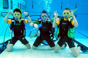 PADI Junior Open Water Diver Course for youngsters in Pattaya, Thailand