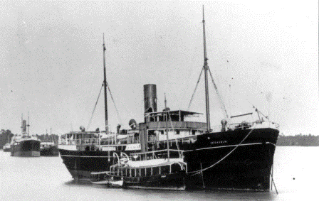 Petchburi Bremen Sunken Shipwreck near Pattaya 1930